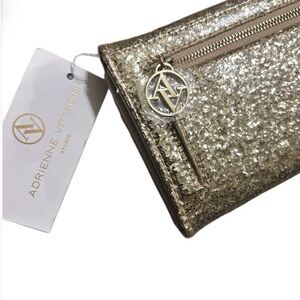 Adrienne Vittadini Gold Sparkle Wallet